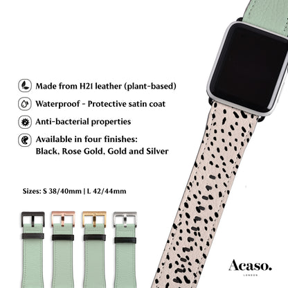 GEO MINI DOTS Green Apple Watch Strap