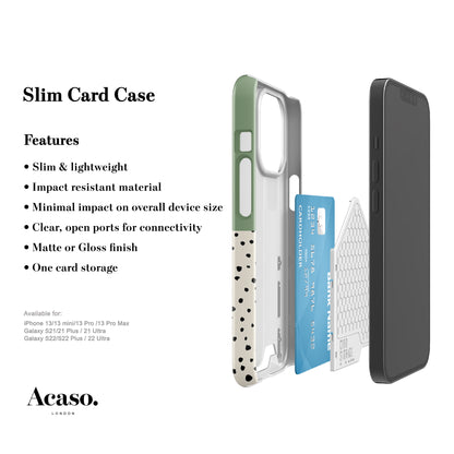 Liv Geo Dots Slim Card Case
