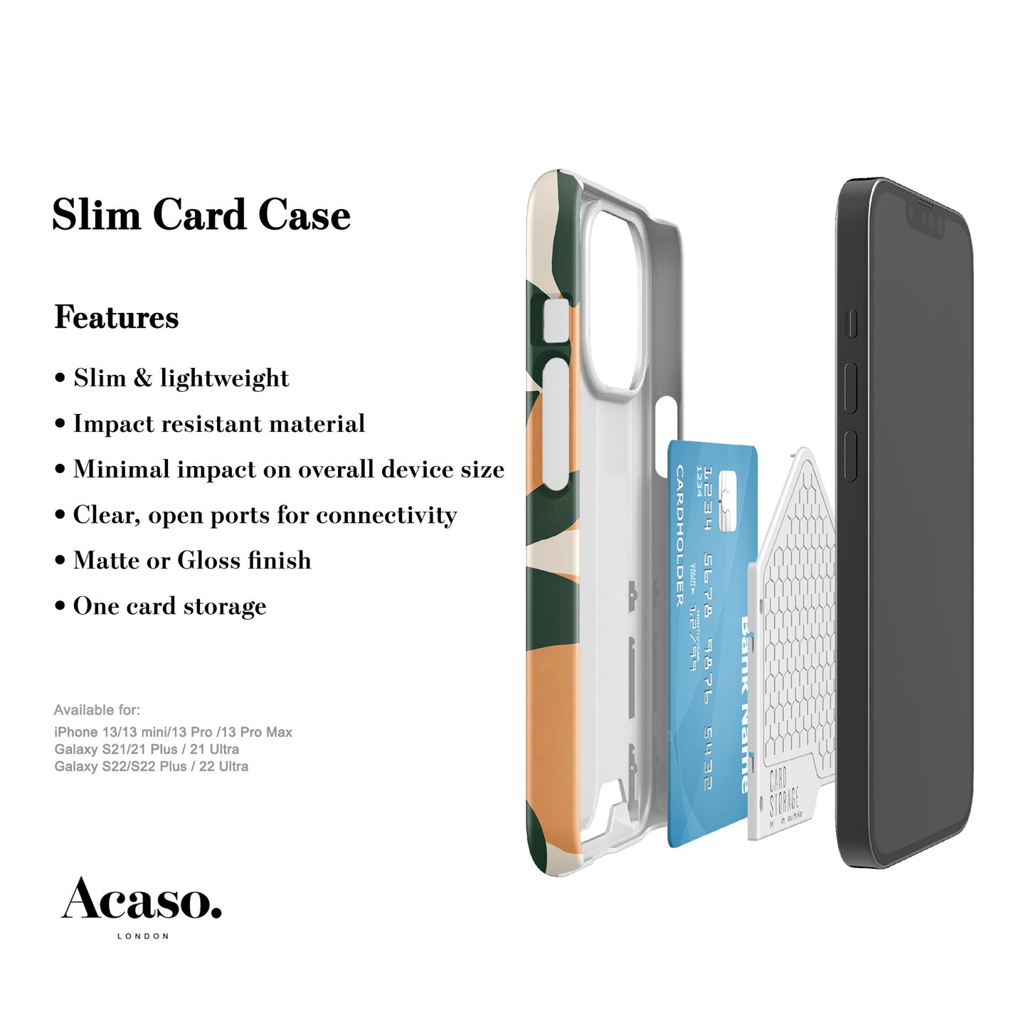 Oranges Slim Card Case